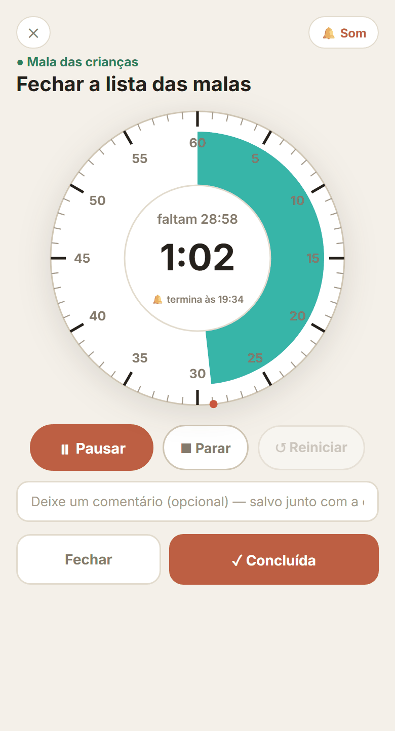 Timer de foco